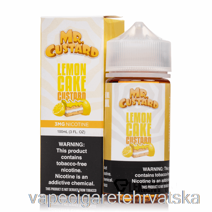 Vape Hrvatska Lemoncake Krema - Mr Krema - 100ml 3mg